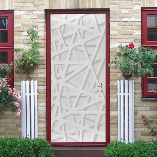77x200cm 3D Door Stickers Door self-Adhesive wallpaper Murals Vinyl Removable Modern Art Door Decals Home Decoration Wallpaper