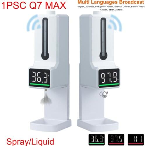 NEW Infrared Thermometer Digital Non Contact Forehead Thermometer USB Automatic Soap Dispenser Hand Sanitizer Disinfection