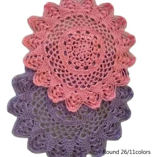 NEW cotton placemat cup coaster mug kitchen Christmas glass table place mat cloth lace Crochet tea coffee dining doily drink pad