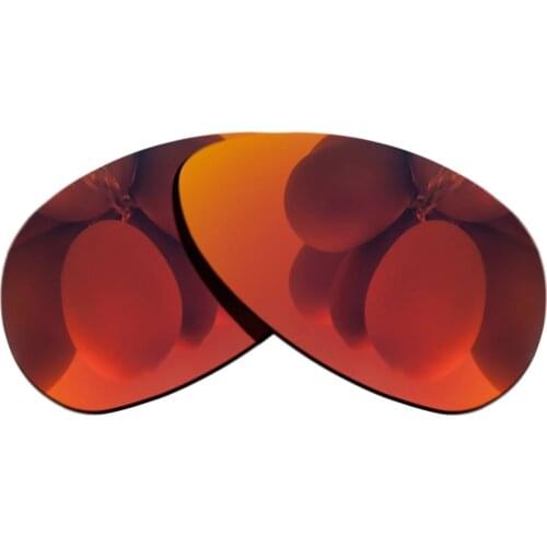 Polarized Sunglasses Replacement Lenses for-Crosshair S Frame - Fire Red