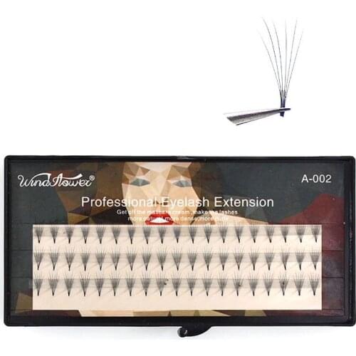 6D Fan Lashes C curl 0.07mm premade easy fans volume eyelashes extensions natural soft faux mink eye makeup