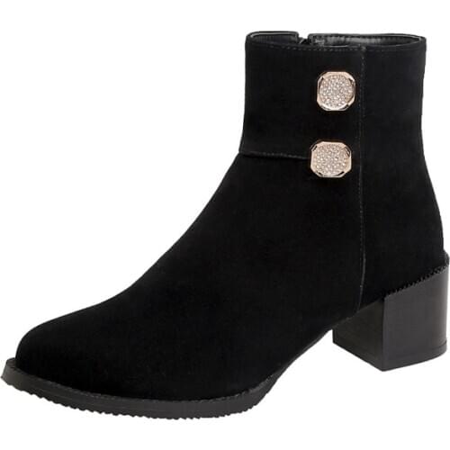 Big Size boots women shoes ankle boots for women ladies boots shoes woman winter