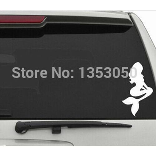 Little Mermaid CAR STICKER ,Sexy Mermaid Siren Vinyl Decal - for laptops, cars