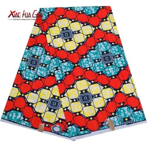 Ankara Fabrics 2021 New Arrival African Printed Fabric Guaranteed Polyester High Quality Sewing Designer Party Dresses FP6405