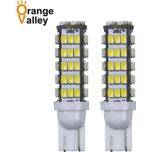 100pcs Wholesale W5W T10 168 194 Pure White 1206 42 68 SMD LED Side Indicator Light Marker Bulbs DC 12V