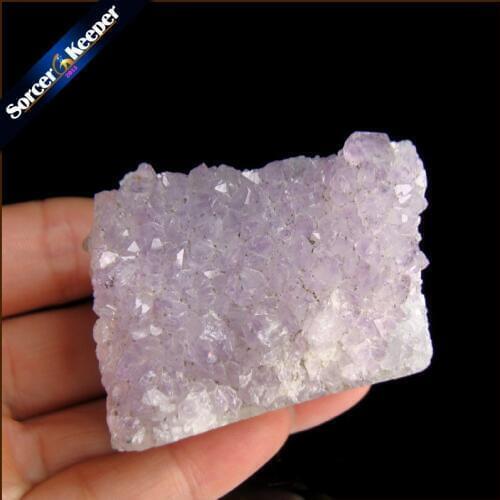 117g Natural Stone Purple Raw Amethysts Druzy Drusy Elestial Skeletal Quartz Crystal Cluster Specimen Fit Jewelry Making KS500