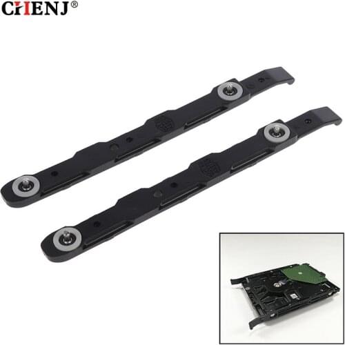 2pcs Plastic Chassis Hard Drive Mounting Rails For Cooler Master 3.5" HDD Bracket With Left & Right SATA SSD Computer Connectors