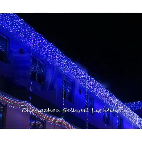 2020 Special Offer Time-limited Christmas Tree New!led Christmas Lighting Yard Decoration 1*6m Led Backdrop Lamp H199