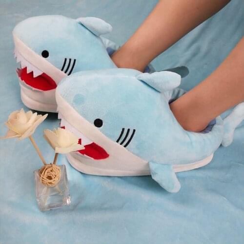 2021 New Arrival Animel Shark Home Shoes For Unisex Creativity Boys Slippers Men Winter Spring Indoor Slippers