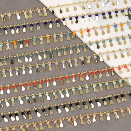 HAOSAW 1M/Lot Bracelets Accessories/Crystal Chains/Jewelry Findings & Components/Copper Chain For Necklace/Hand Made/DIY Making