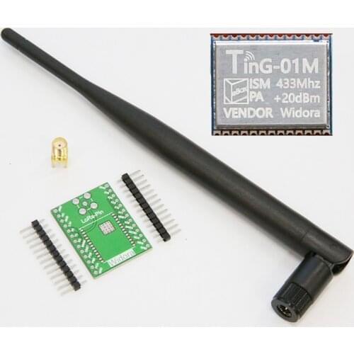 Ting-01M SX1278 wireless module 433MHZ serial LORA spread spectrum UART interface