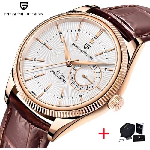 40mm PAGANI DESIGN Top Brand Men Quartz Wristwatch Sapphire Luxury Automatic Watch 200m Waterproof Men Diver Watch Reloj Hombre