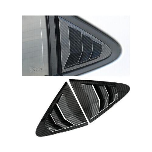 Carbon Fiber Rear Window Shutter Cover 2pcs for Toyota Corolla E210 2019 2020