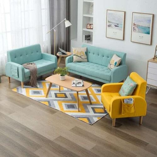 Living Room Sofas Small Apartment Simple Double Triple Bedroom Apartment Sofa Chair Furniture