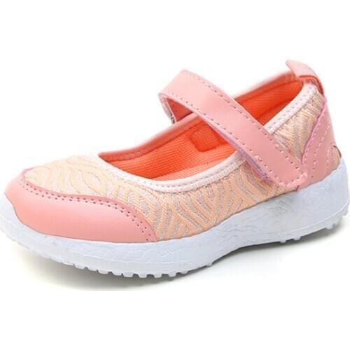 Breathable children casual shoes soft breathable kids shoes for girl
