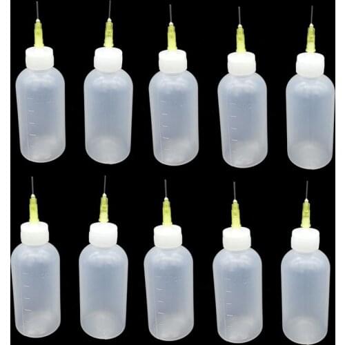 Pottery Tools Plastic Ceramic Tools Squeezing Mud Bottle Point Line Decorative DIY mandala dotting tools Needle Bottle