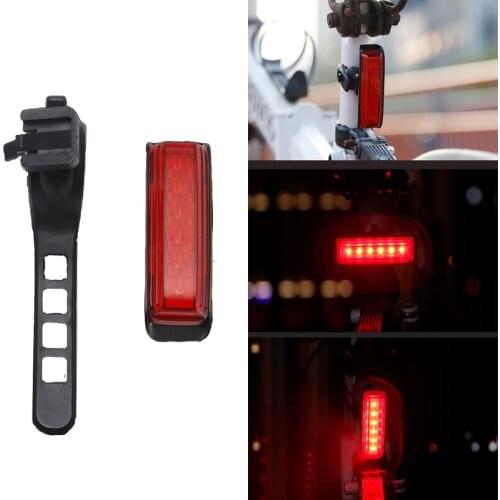Multi Lighting Modes Smart Brake Bicycle Light USB Charge Bike Light Flash Tail Rear Bicycle Lights for Mountains Bike Seatpost
