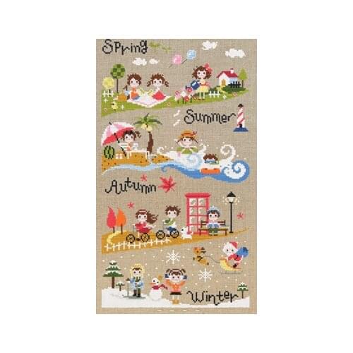 FF MM Mouse avatar Counted Cross Stitch Kit Cross stitch RS cotton with cross stitch Orchid Fairy SODA G37