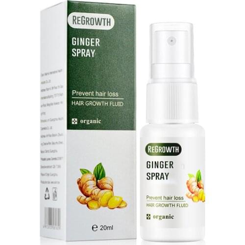Biotin Hair Growth Serum Prevent Hair Loss Ginger Spray Damaged Hair Repair Growing Beauty Hair Care Men Women 20ml
