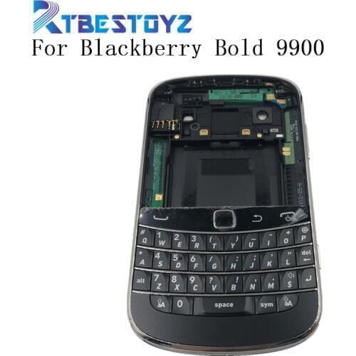 Original Housing Battery Door Back Cover Case + keypad For Blackberry bold 9900 With Logo