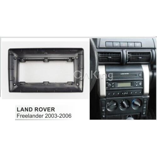 9 inch Car Audio Fascia for LAND ROVER Freelander 2003-2006 Panel Dash Kit Install Facia Console Bezel Adapter Radio Plate Trim