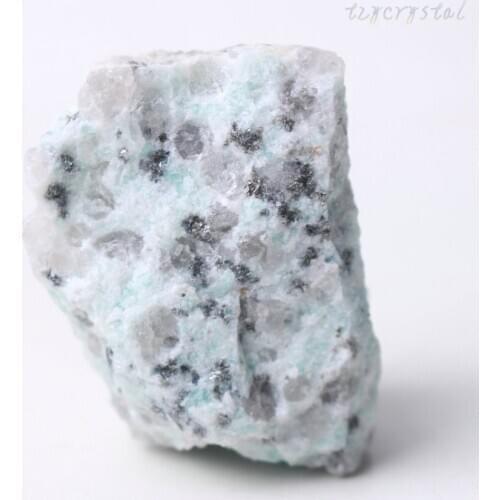 Natural Rough Green Sesame Jasper Gemstone Decoration Gift