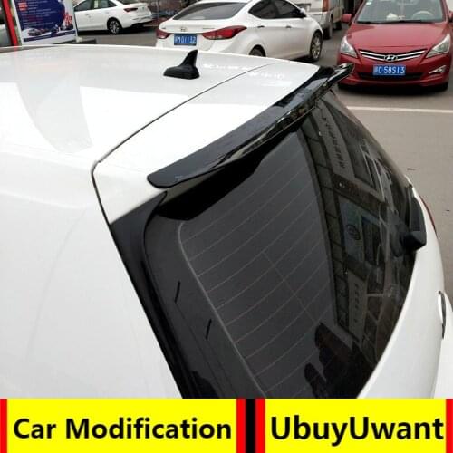 UBUYUWANT For VW MK7 /7.5 2014 2015 2016 2017 2018 2019 Painted Deflector Spoiler Tail Rear Wings Primer Color Rear Spoiler
