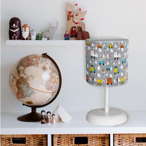 Car Pattern Children 'S Room Night light Table Top Lamps Lighting lampshade Star Cloud Educational Lighting