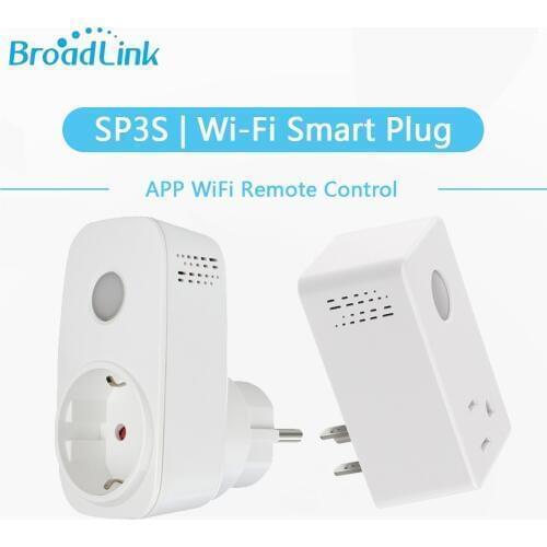 Broadlink Smart Home WiFi Socket SP3 SP3S All Compatible with Alexa Google Home US EU Plug Home Automation Remote Control