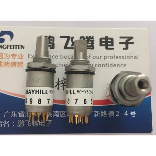 1PCS Original American GRAYHILL 50YY50589 rotary coding band switch 1 knife 10 feet 5 files