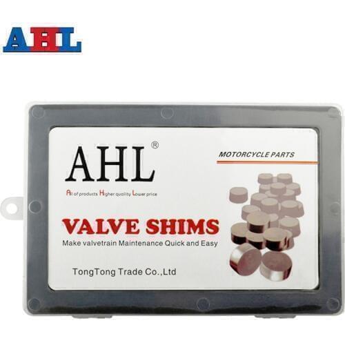 5Pcs AHL Motorcycle Engine Parts Adjustable Valve Pad Shims 10.0mm Complete Valve Shim Kit Cams 1.85 ~ 3.20 (include 5pcs)
