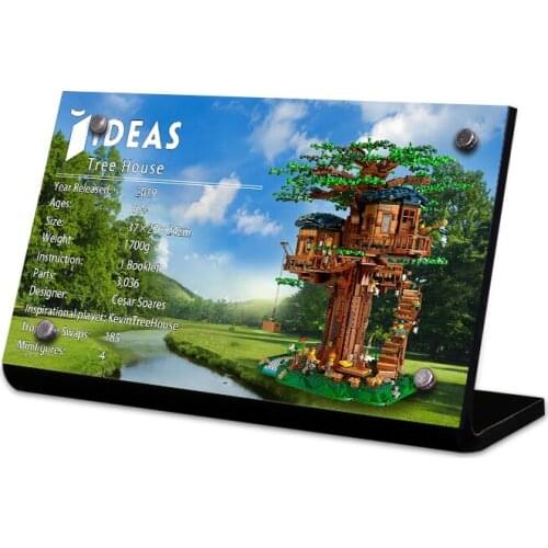 Acrylic display stand brand for 21318