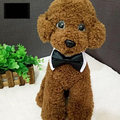 Pet Accessories Pet Tie All Seasons Fashion Bow Tie Collar Horse Ornaments Saliva Towel Fake Collar Dog Tie Clothing Accessories