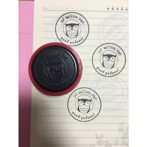 Free Shipping Owl Personalized Custom Name Stamp Great Job As Encouraging Teacher Stamps Self Inking For Gift School Assessment