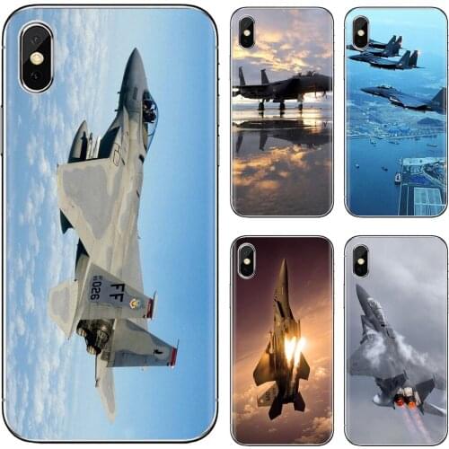 For Huawei P30 P40 P20 P7 P8 P9 P10 Lite Plus Pro 2015 2016 2017 Mini Fighter-Plane-C-Poster-F15-Eagle-Jet Phone Cases