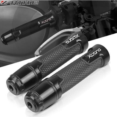 For Kymco Xciting 200 300 400 500 7/8" Motorcycle Handlebar Hand Grips CNC Rubber Gel Grip Universal Red Blue Gold Black Orange
