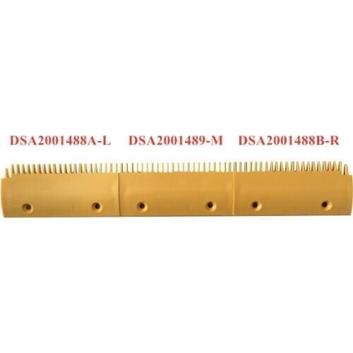 DSA2001488A-L DSA2001488B-L DSA2001489-M Plastic Comb Plate Use for LG-Sigma Escalator 1 Pack=5 Pieces