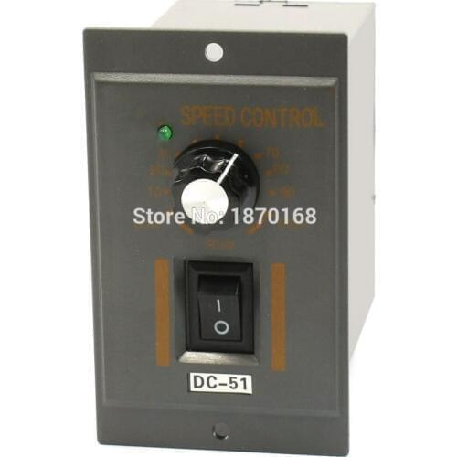 DC-51 AC 220V to DC 90V 12V 24V 36V 180V Electrical Speed Control Controller for 10W 20W 30W 50W 100W 150W 200W Motor Discount