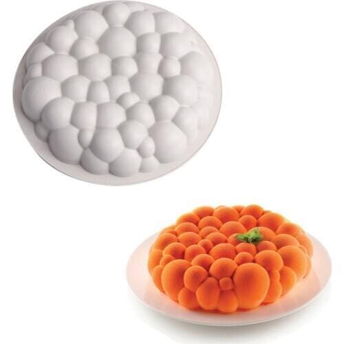 Round Cloud Shape Silicone Mold Cloud Bubble Mousse Cake Mold Dessert Silicone Cake Mousse Mold Dessert Decoration Cake Tools