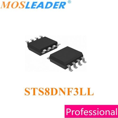 Mosleader STS8DNF3LL SOP8 100PCS 1000PCS Dual N-Channel 30V 8A STS8DNF3 8DNF3 Made in China High quality