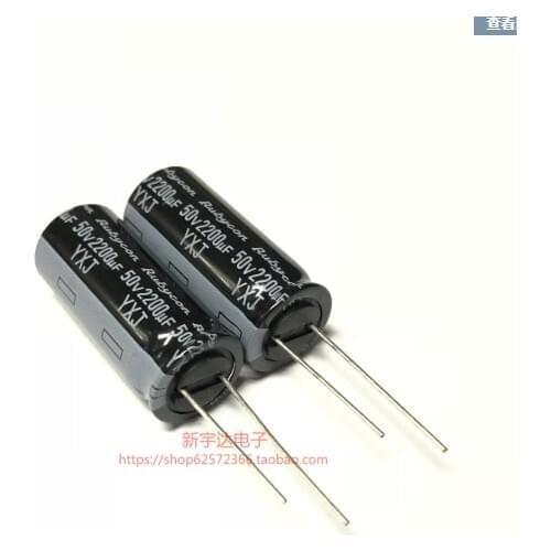 Xinyuan 10PCS/LOT electrolytic capacitors 50 v / 2200 uf 50V/2200UF volume 16 * 30 aluminum electrolytic capacitor