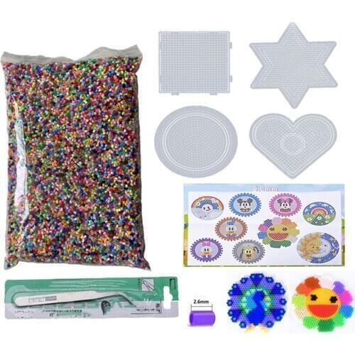 2.6mm Mini Hama Beads Fuse beads Set Puzzles Toy 24 48 72 color Hama Beads Diy Puzzles High Quality Handmade Gift children Toy