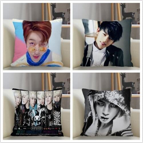 Musife Custom B.A.P Best Absolute Perfect Decorative Pillowcase Art Square Zippered Pillow Cover 35*35,40*40,45*45cm wholesale