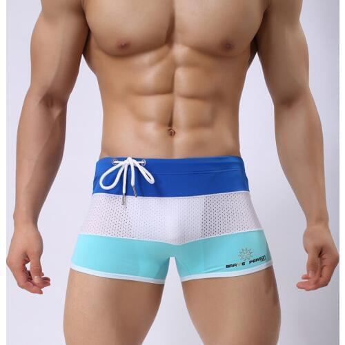 2018 Men clothes swimming Homme Sexy Swimsuits zwembroek heren slips Swim Boxers Desmiit sungas de praia homens Trunk
