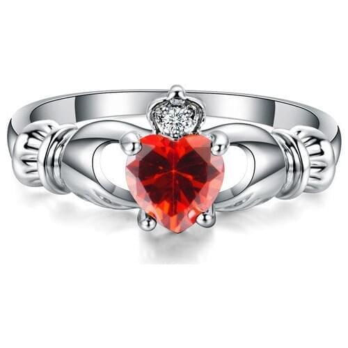 Heart CZ Stone Wedding Rings for Women Bijoux Bague Femme Ring Fashion Jewelry Anillos