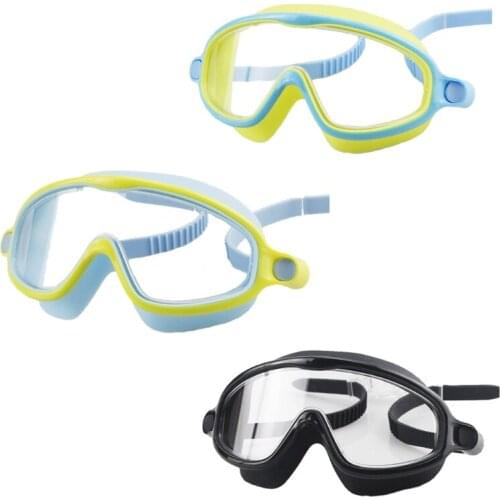 Swimming Goggles Waterproof Clear Vision Swim Glasses Anti Fog UV Protection No Leak Silicone Frame and Strap Boys/Girls