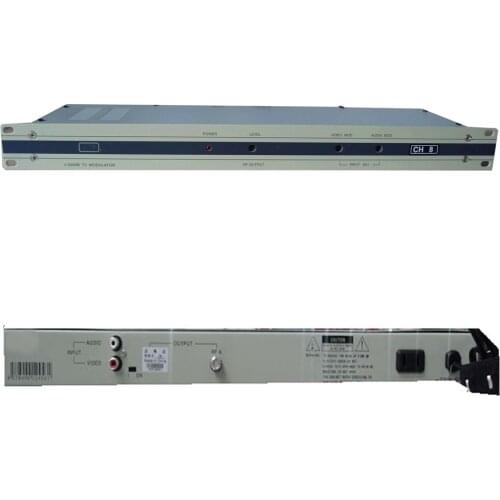 One signal av in to Rf Modulator Fixed Adjacent Frequency CATV Modulator match set top box output RF for hotel/school/dormitory