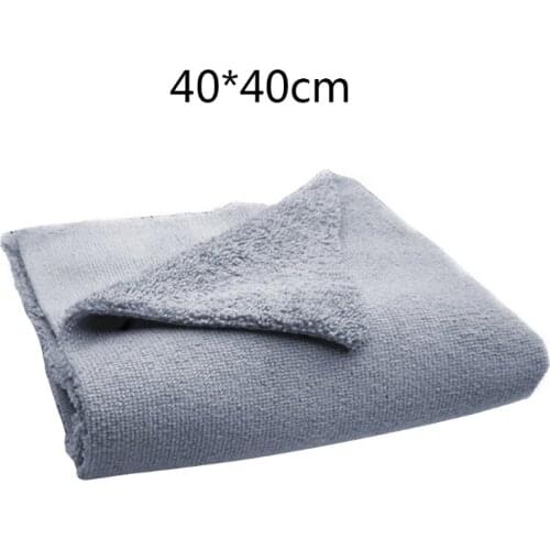 50LC 40X40CM 380GSM Premium Microfiber Car Detailing Towel Ultra Soft Edgeless Towel