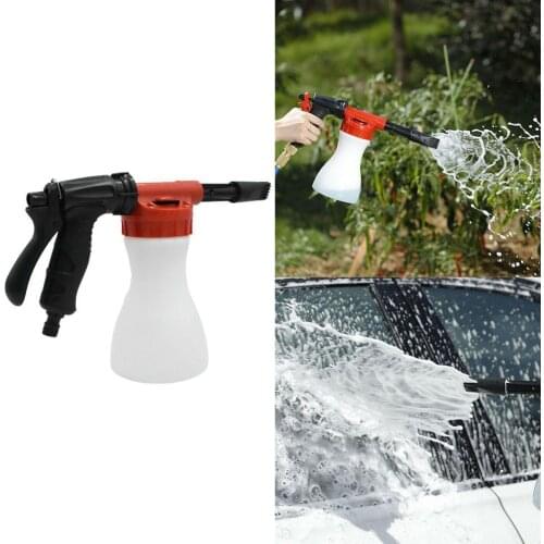 Adjustable Low pressure Foam Car Wash Pot Spray Water Guns Hose Pipe Lance Sprayer C5L8