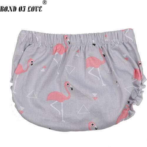 Baby Boys Bloomers Summer Girls Cotton PP Shorts For Boys Girls Flamingo Printing Baby Shorts Bloomers Newborn Clothing